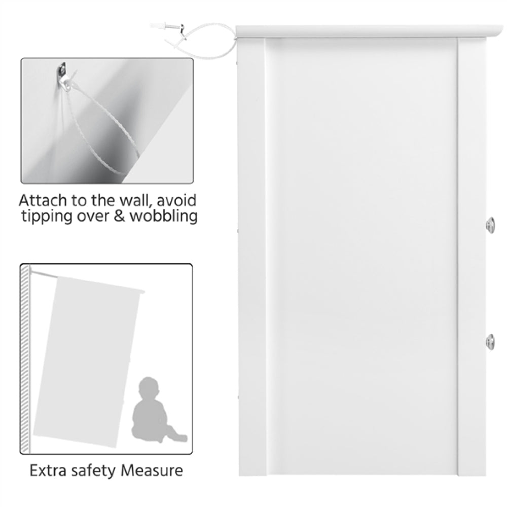 Set of 2 Side Tables Nightstands Side Tables