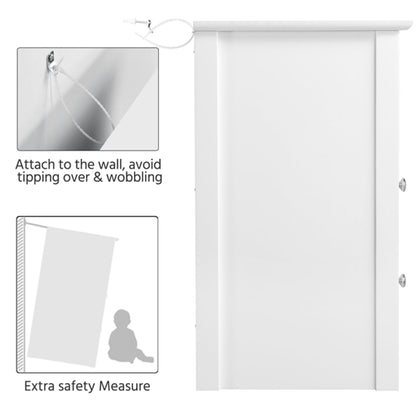 Set of 2 Side Tables Nightstands Side Tables