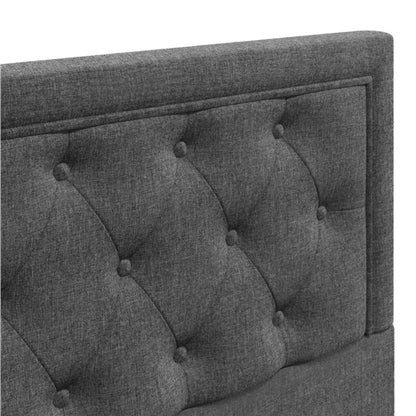 Fabric Upholstered Bed Frame Queen Size