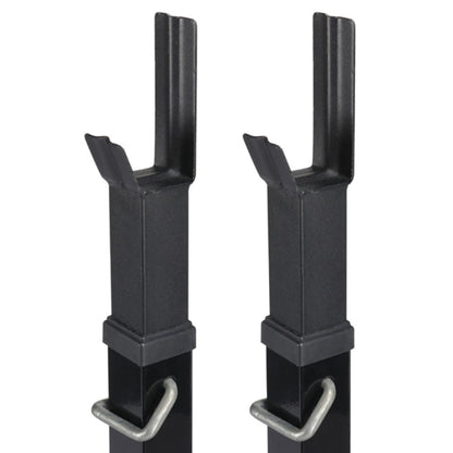 Pair of Adjustable Squat Rack Standard 45-70 Inch Solid Steel Squat Stand