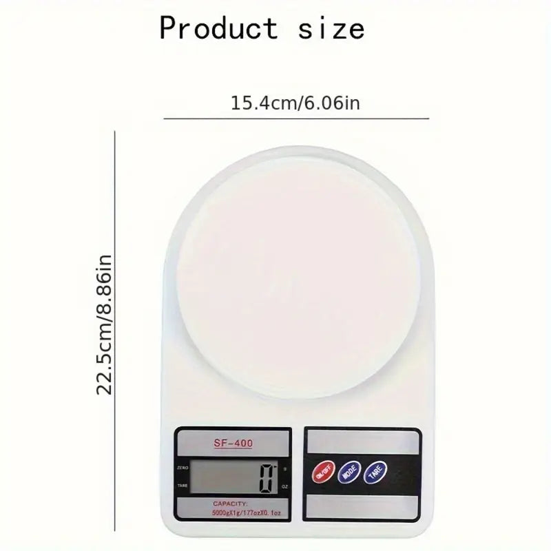 Digital Kitchen Scale 10kg Capacity