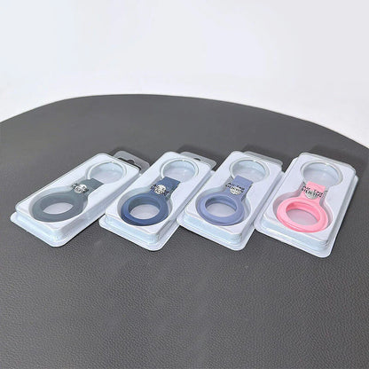 Mobie Silicone Holder with Keychain Compatible with Apple Air Tag