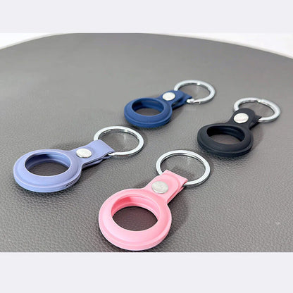 Mobie Silicone Holder with Keychain Compatible with Apple Air Tag