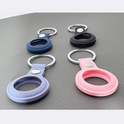 Mobie Silicone Holder with Keychain Compatible with Apple Air Tag