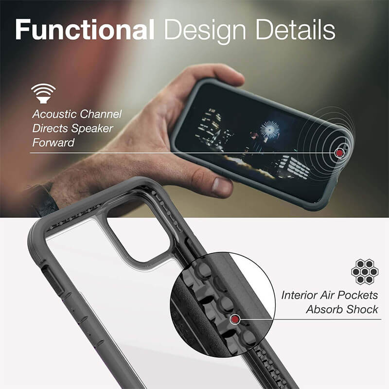 Defense Shield Series 10FT Drop Protection Case Compatible with Samsung Note 20 2020