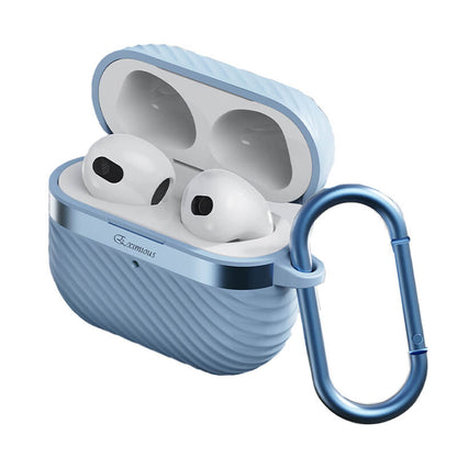 Coteci Aurora Full Protection with Metal Hook Compatible with AirPods 4 Case MS-032