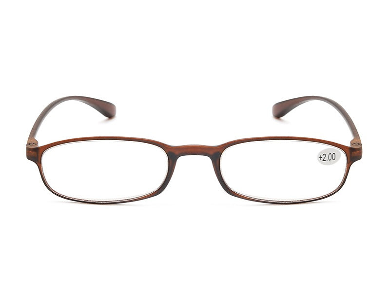 Reading Glasses Readers Rectangular Business Plastic Frame Unisex 2.5