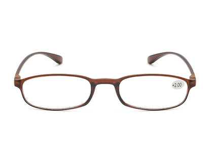 Reading Glasses Readers Rectangular Business Plastic Frame Unisex 2.5