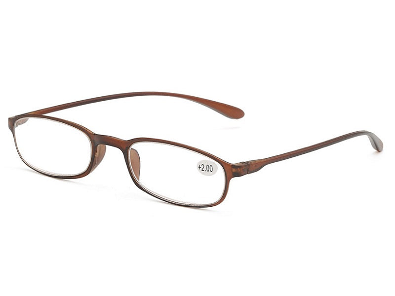 Reading Glasses Readers Rectangular Business Plastic Frame Unisex 2.5