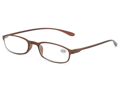 Reading Glasses Readers Rectangular Business Plastic Frame Unisex 2.5
