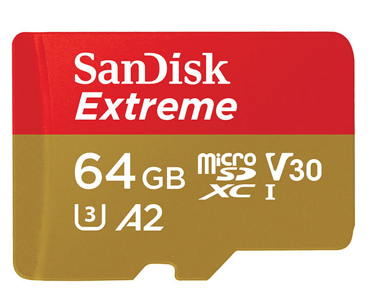 SanDisk Extreme 64GB microSDXC™ UHS-I CARD