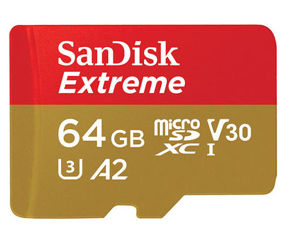 SanDisk Extreme 64GB microSDXC™ UHS-I CARD