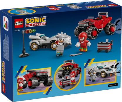 LEGO Sonic the Hedgehog: Silvers Car vs Knuckles Monster Truck (77118)
