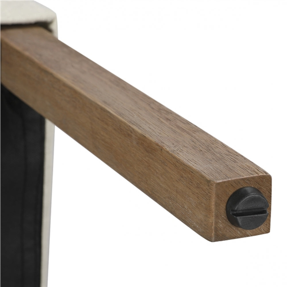 2PCS Classic Fabric Upholstered Dining Chair