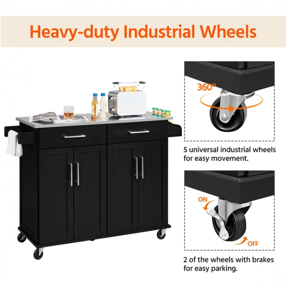 Kitchen Island Cart On Wheels