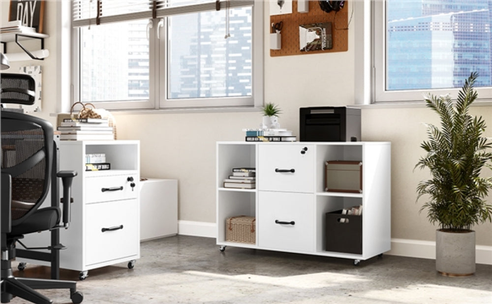 Vintage File Cabinet Mobile Letter Size File Cabinet