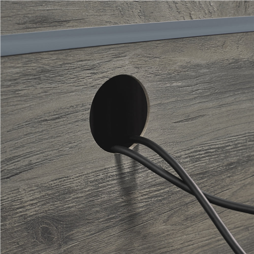 Sliding Barn Door TV Stand Grey Wash TV Cabinet