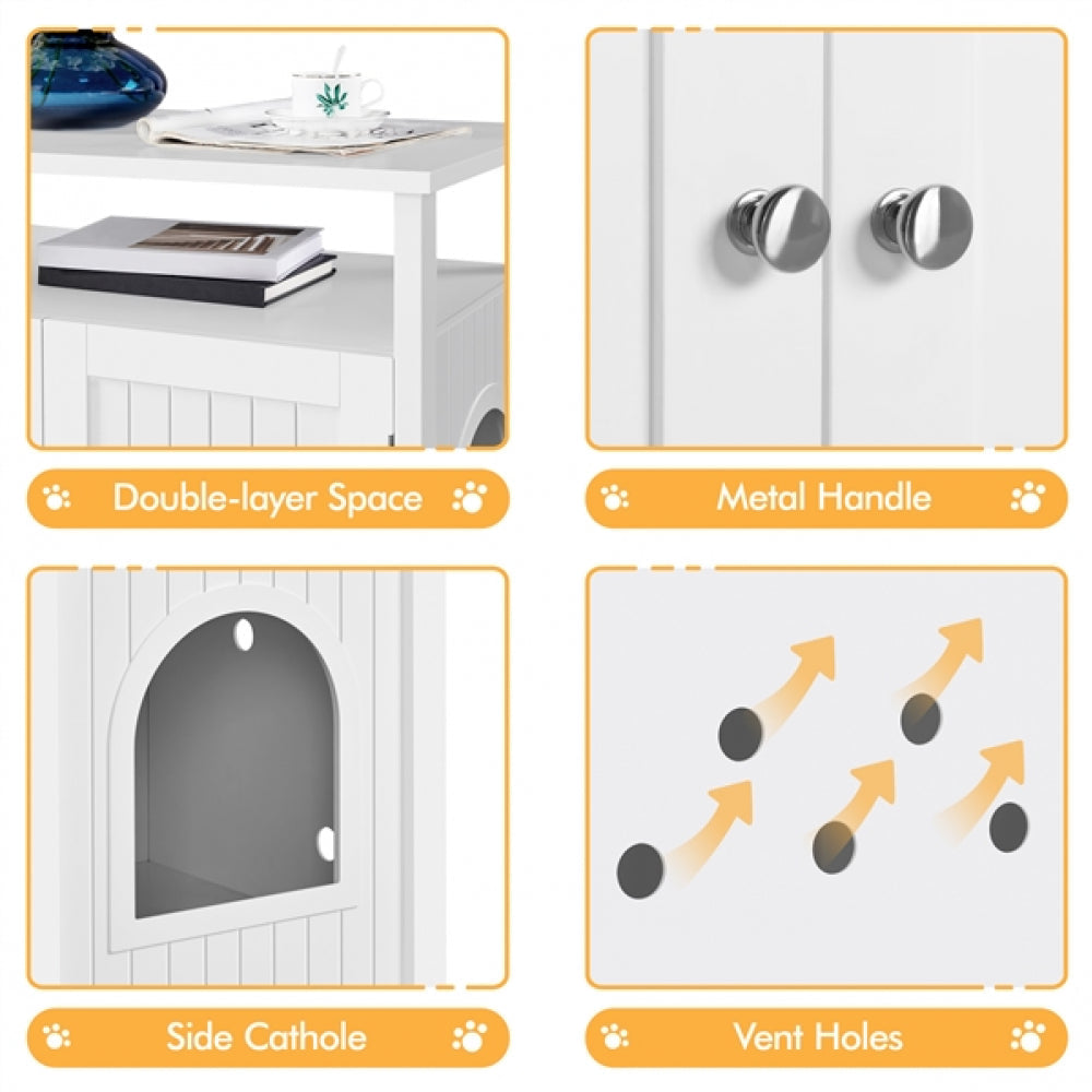 Pet Litter Box Enclosure