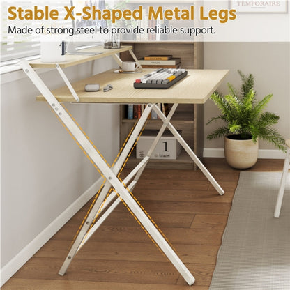 2-Tier Foldable Computer Desk