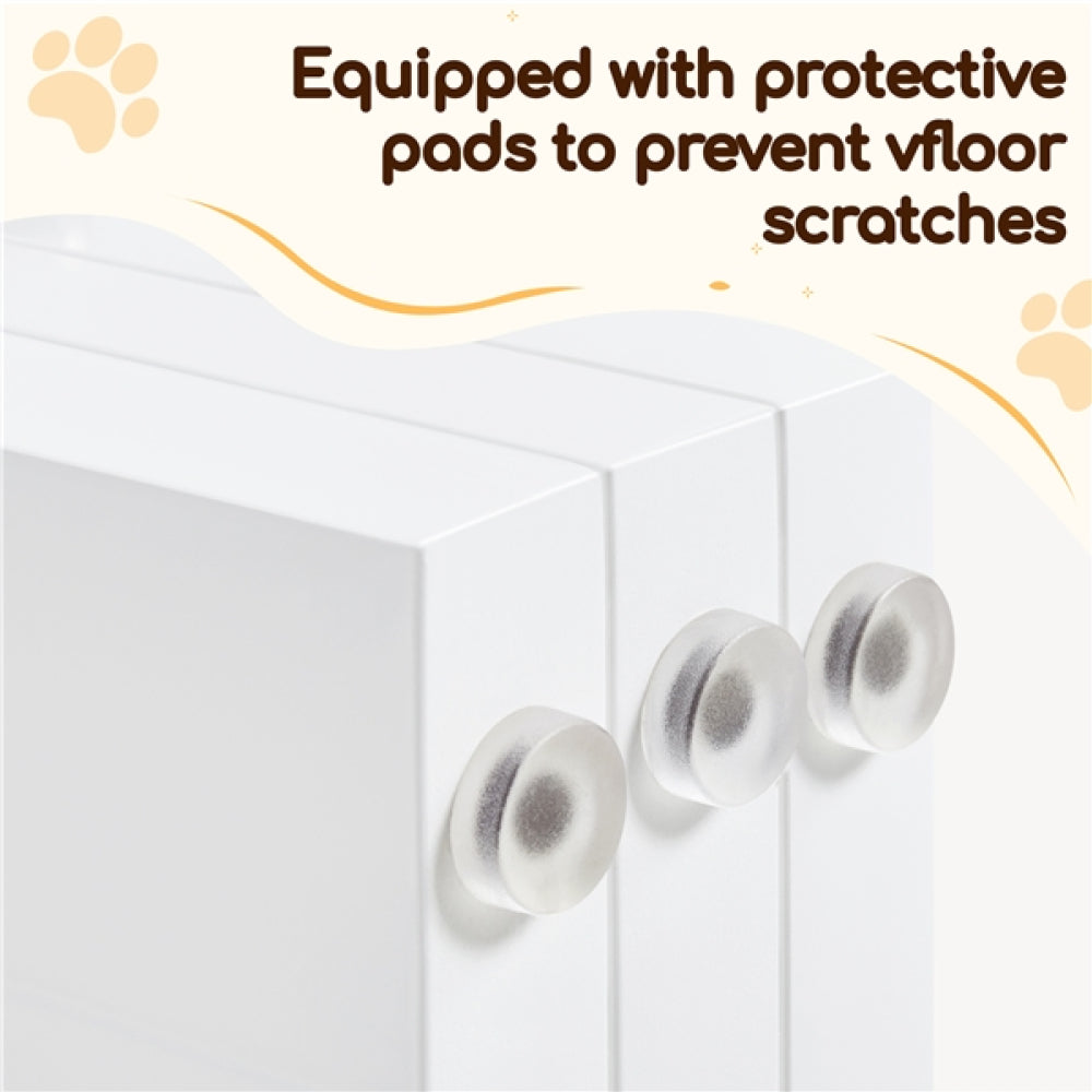 Indoor Pet Barrier for Doorway Dog Pen Wooden Pet Gate