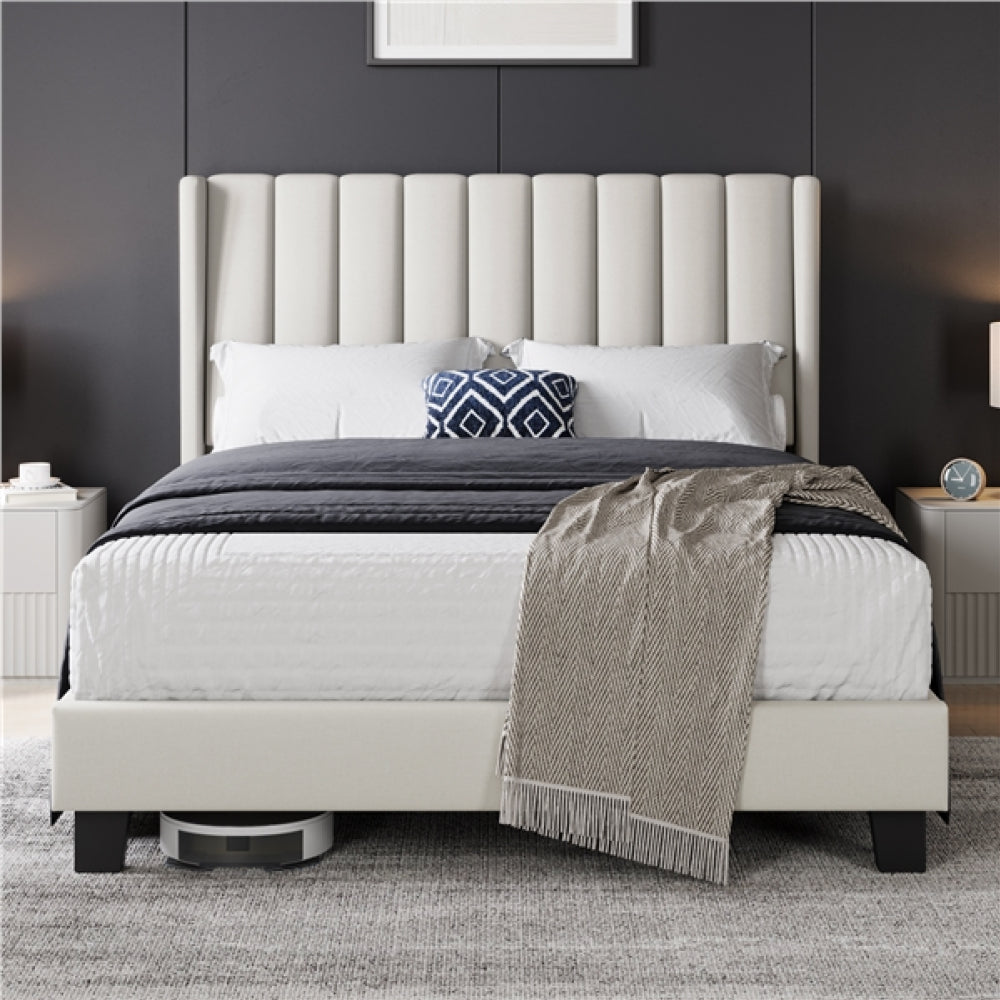 135 cm W x 190 cm L Bed Frame With Base
