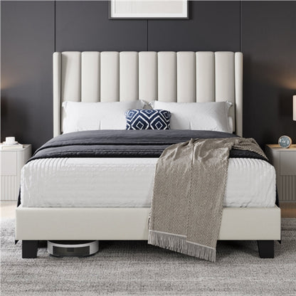 135 cm W x 190 cm L Bed Frame With Base