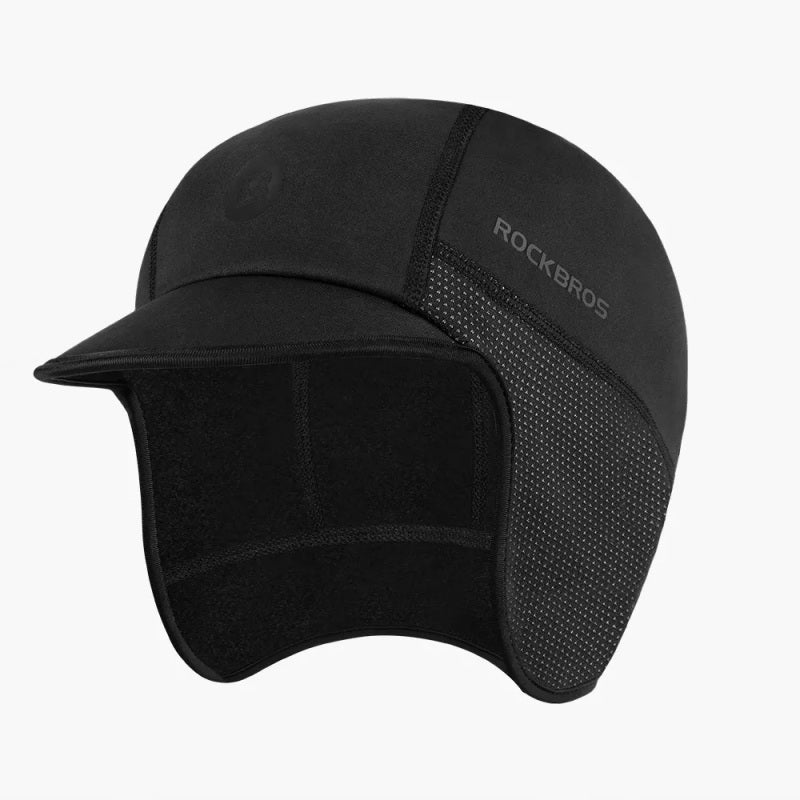Winter Cycling Caps Head Cap Windproof Hat with Sun Visor