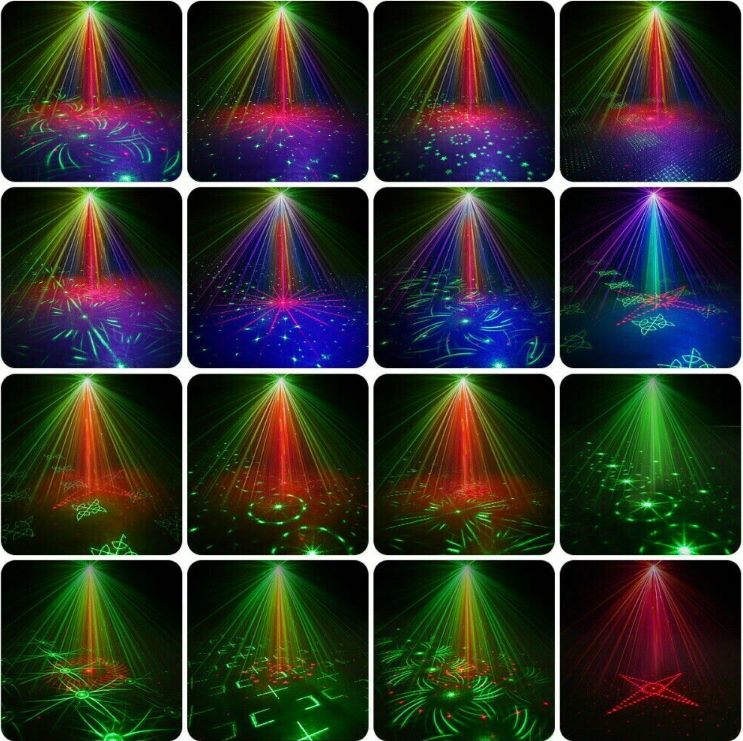 LED RGB Laser Party Light