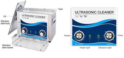 Ultrasonic Cleaner 1.3L Heated Ultrasonic