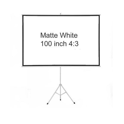 Projector Screen with Stand 100"