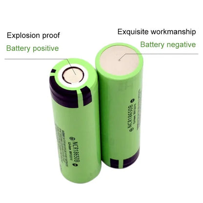 18650 Rechargeable Li-Ion Battery Power Flat Top (4 pcs)