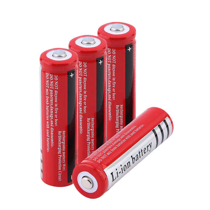 4 x 18650 Battery Rechargeable Battery