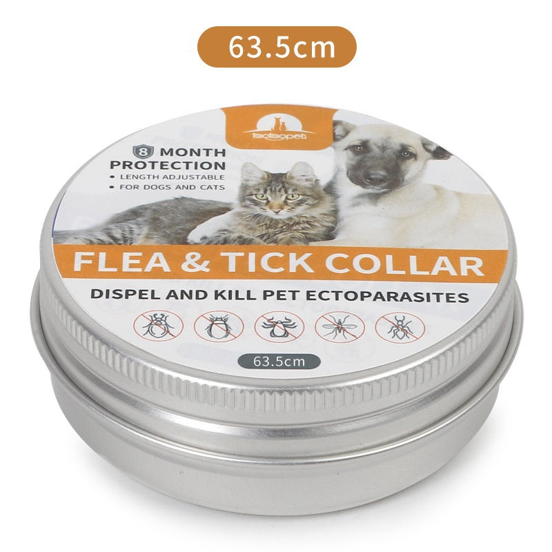 Flea and Tick Collar for Dogs, 8-month Flea and Tick Collar for Dog 63.5cm