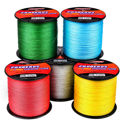 60LB 500m Braided Fishing Line 4 Strands Stronger Multifilament PE Braid Wire 4.0