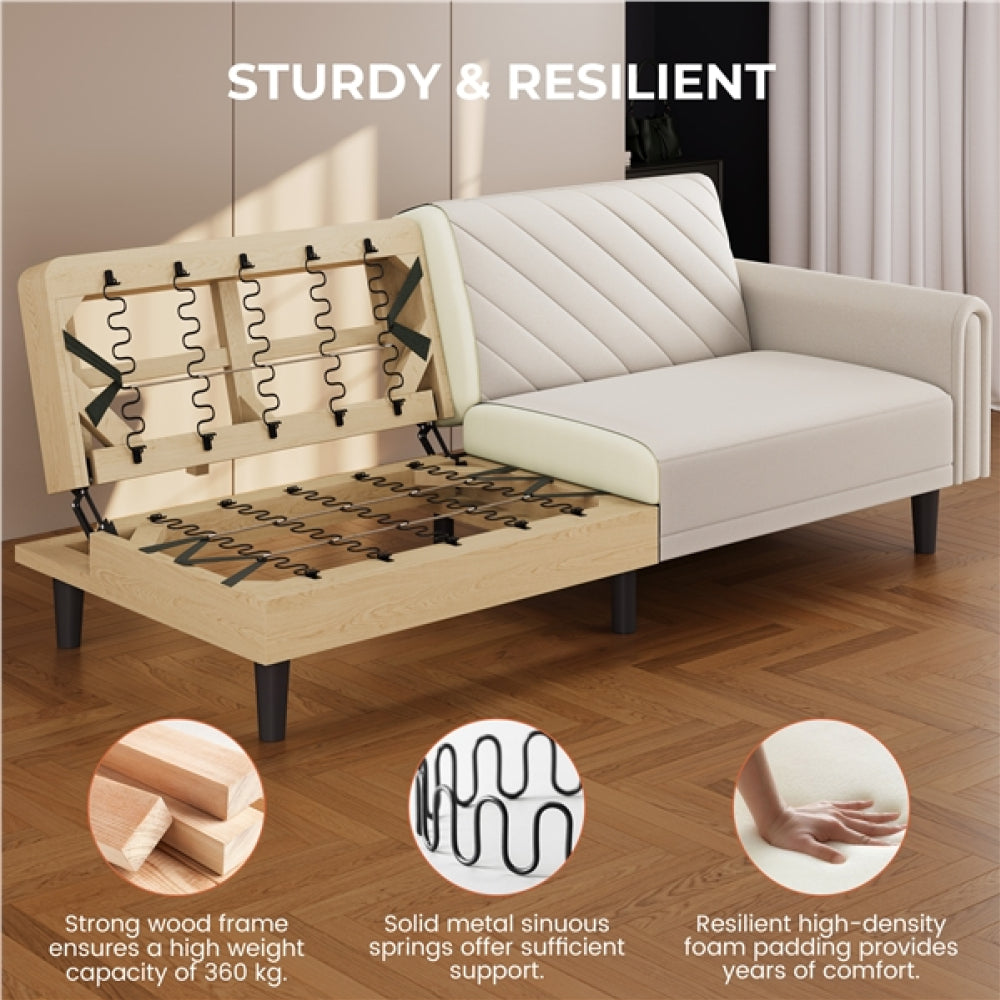 Fabric Convertible Sofa Bed