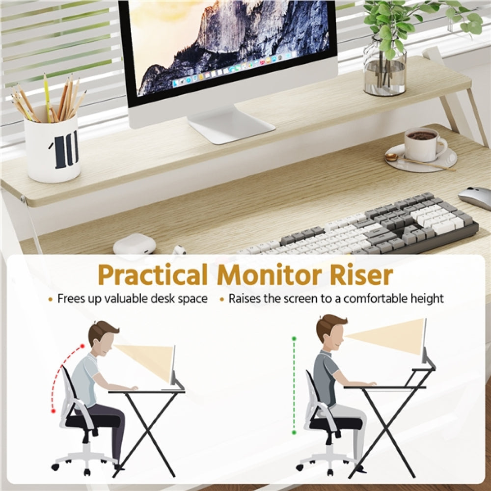 2-Tier Foldable Computer Desk