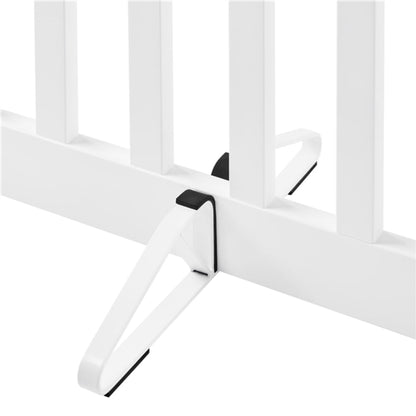 Indoor Pet Barrier for Doorway Dog Pen Wooden Pet Gate