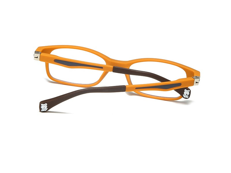 Kids Anti-Blue Light Glasses Square Frame Protect Eyesight for Boys Girls