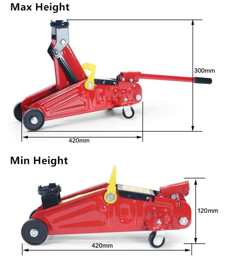Trolley Floor Jack 2 Ton