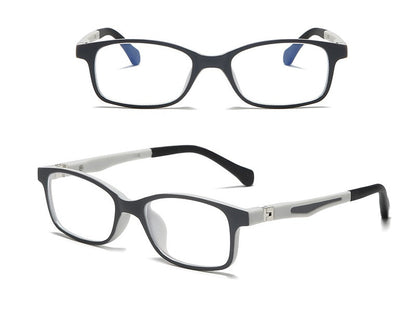 Kids Anti-Blue Light Glasses Square Frame Protect Eyesight for Boys Girls