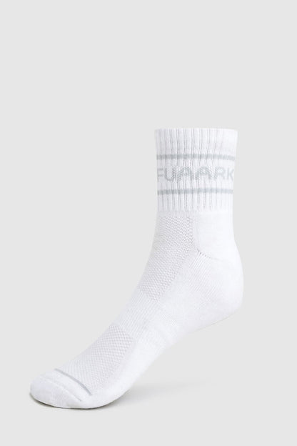 Legacy Quarter Socks White/Grey