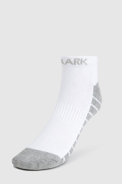 Legacy Ankle Socks White/Grey