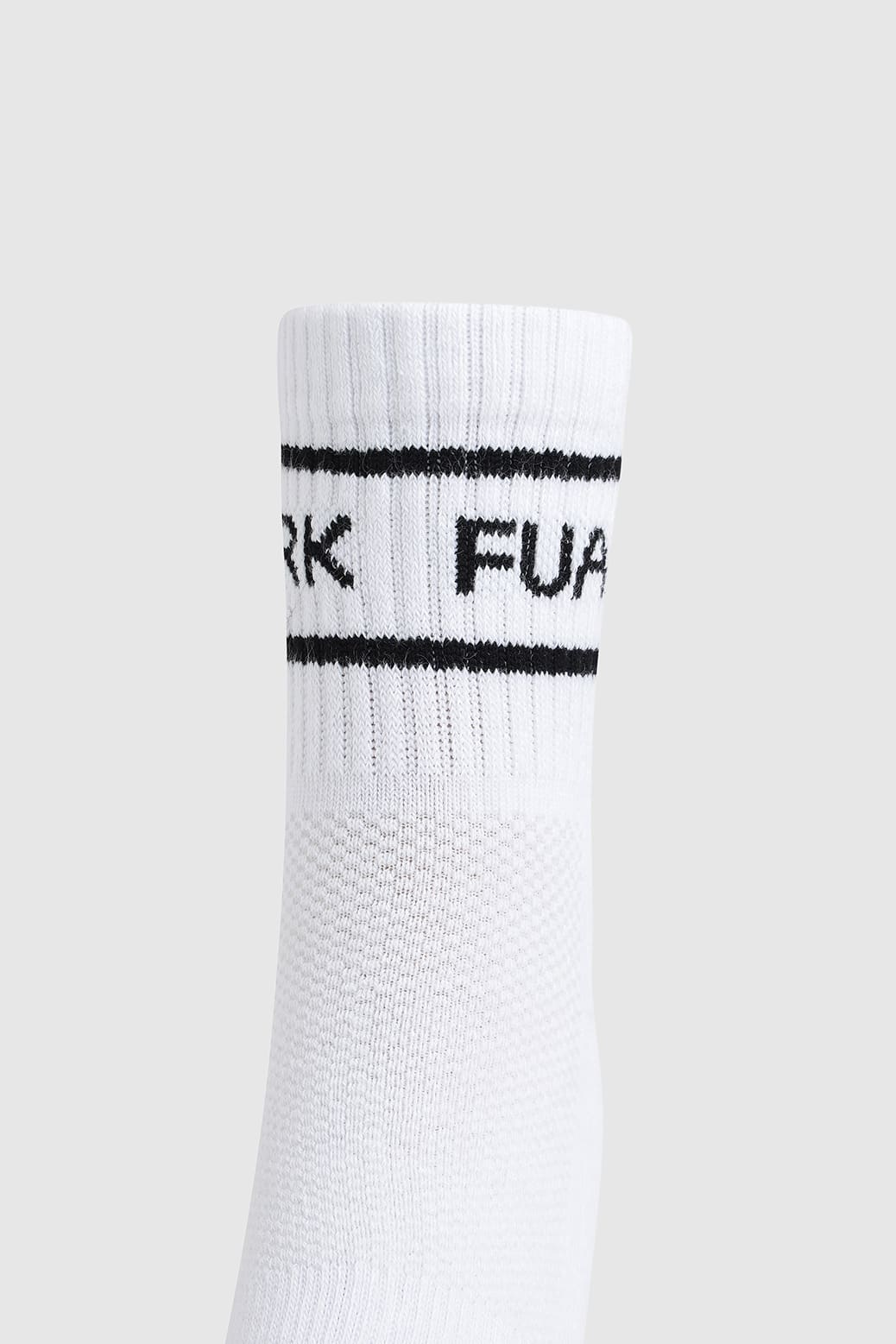 Legacy Quarter Socks White/Black