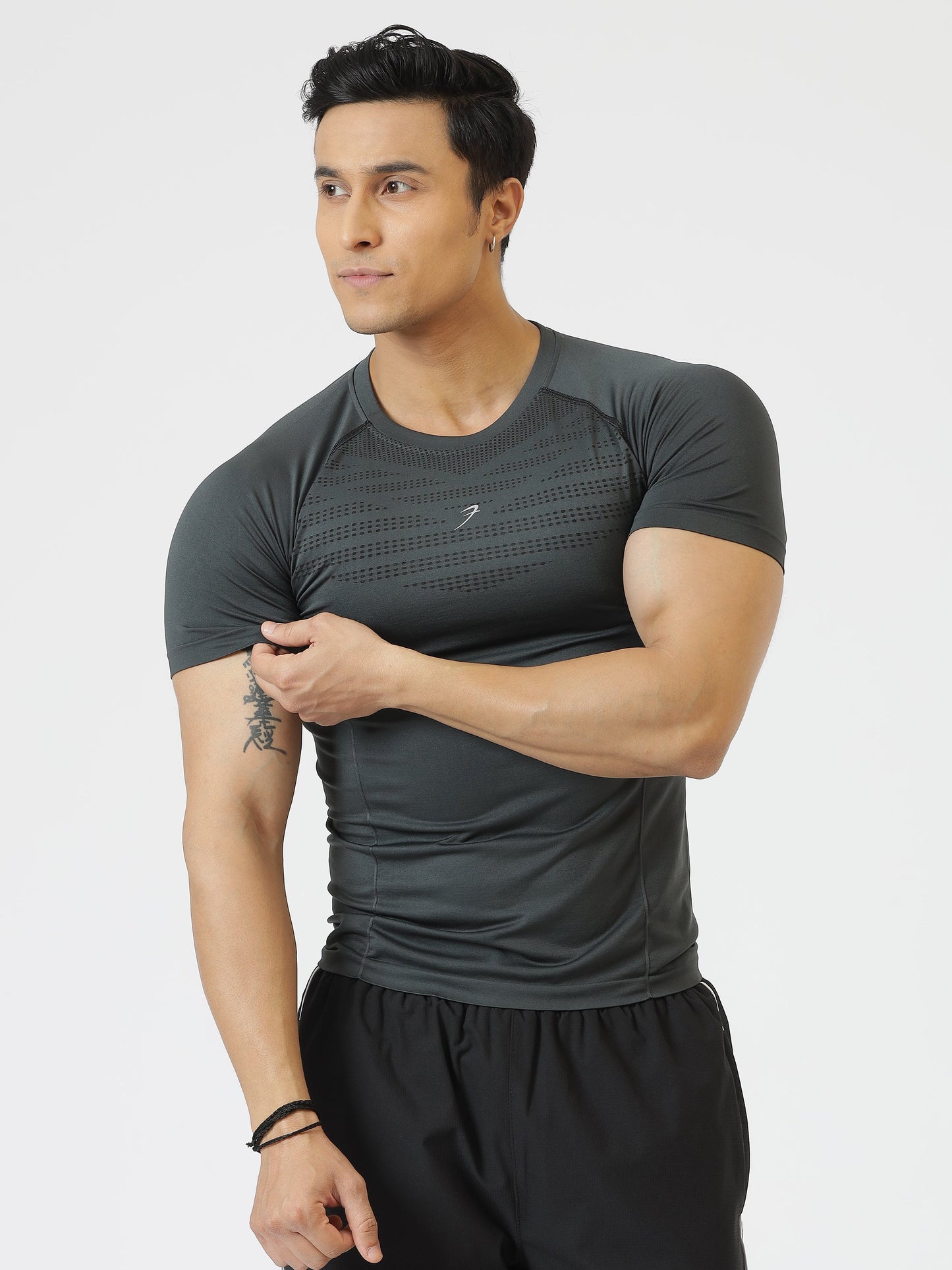 Power Seamless T-shirt Grey