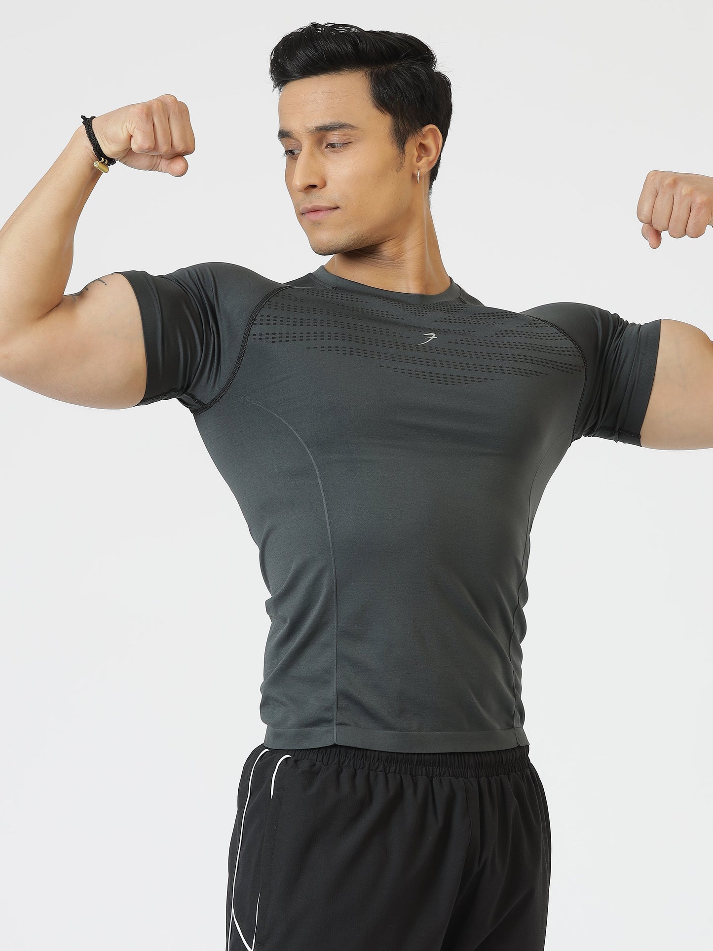 Power Seamless T-shirt Grey