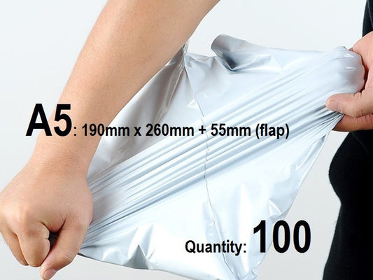 100 x A5 Heavy Duty - Courier Mail Bags