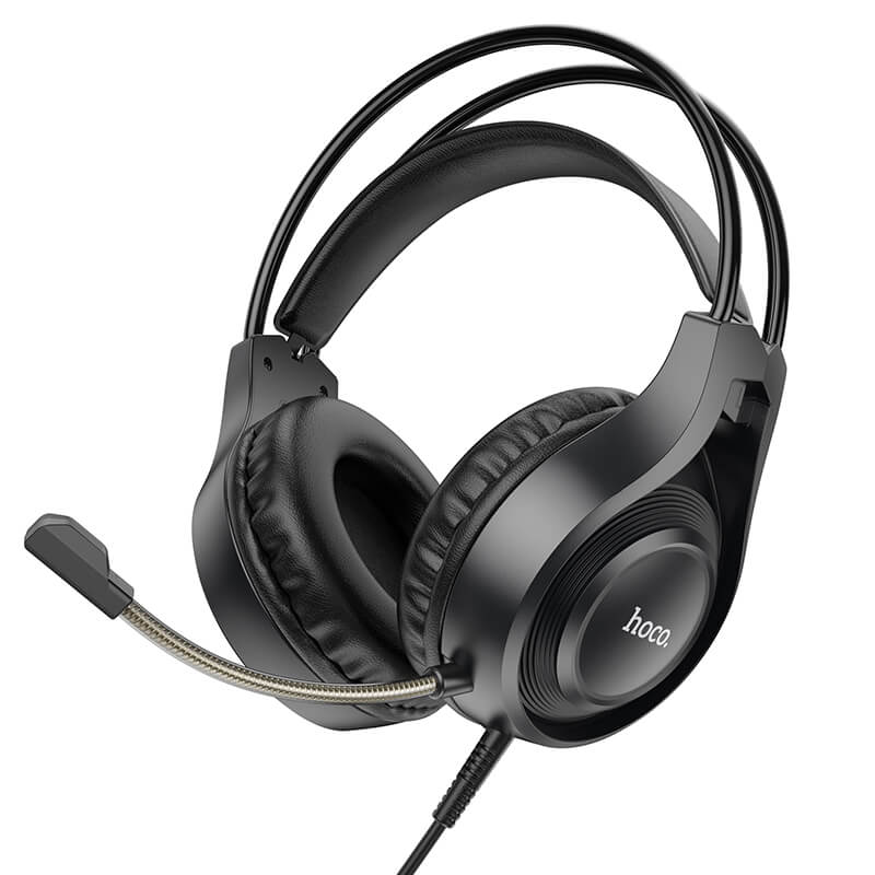 Hoco Tiger 50mm Immersive Gaming Headset with Mic for PC Mobile W106