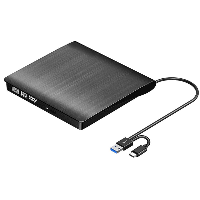 External DVD Drive USB 3.0 Type-C CD Burner Portable CD DVD +/-RW Drive DVD... S