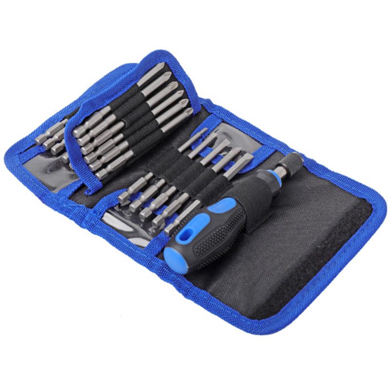 Extended Screwdriver Set 24 in 1 Bits Self-Locking Magnetic Handle