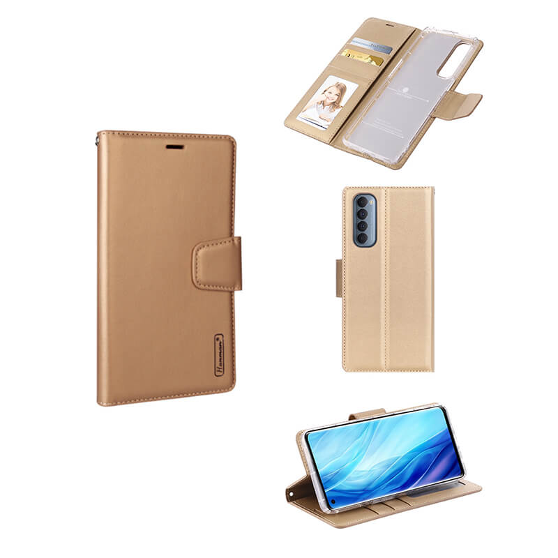 OPPO A12e 2019 Hanman Mill Series Leather Wallet Flip Case